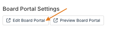 Edit Board Portal button