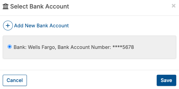 bank account options