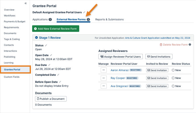 ExternalReviewFormsSection