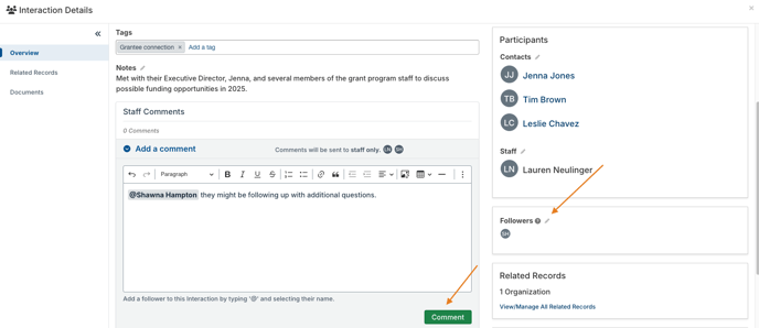 Comment button and pencil icon