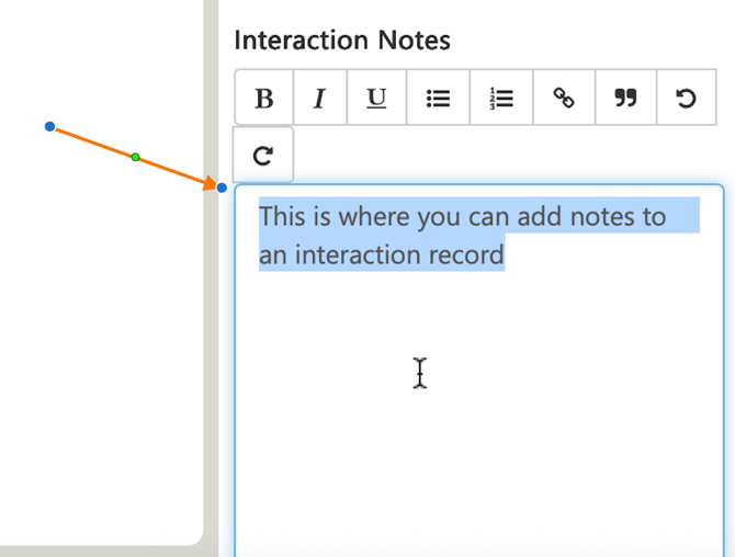 Interaction Notes