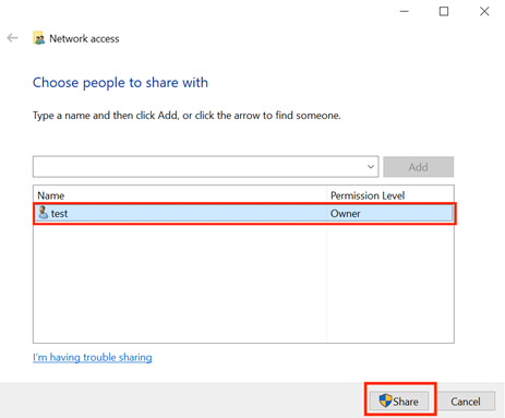 share button