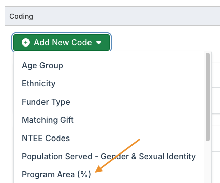 Code type