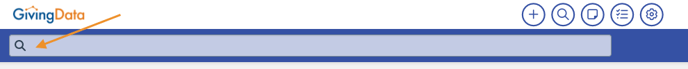 Quick Search bar