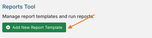 Add New Report Template button