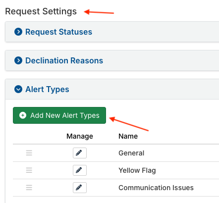 Request Settings