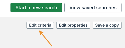 Edit Criteria button