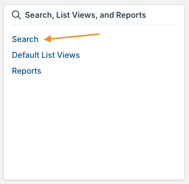Search option