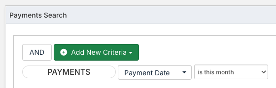 payment date criteria