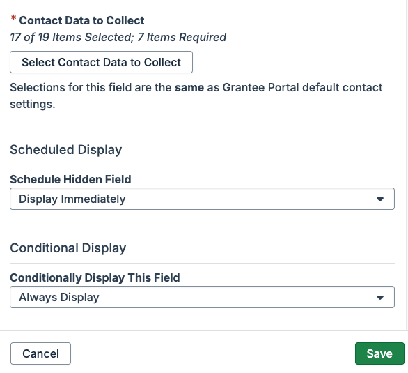 contacts role field options