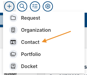 contact option