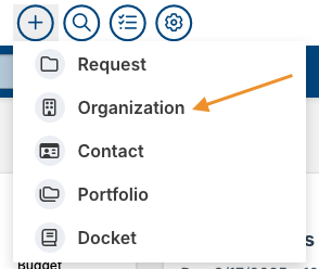 organization option