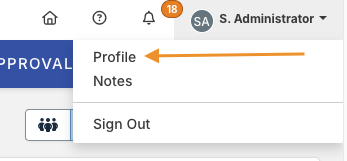 profile option