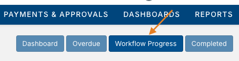 Workflow progress button